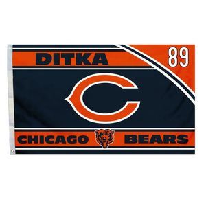 Mike Ditka Limited Edition Commemorative Imported 3X5 Flag